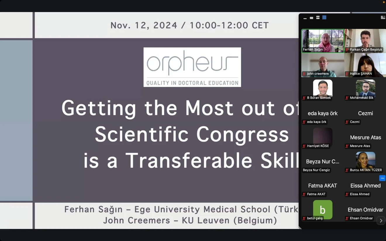 ORPHEUS Eğitim Çalıştayı Hk.